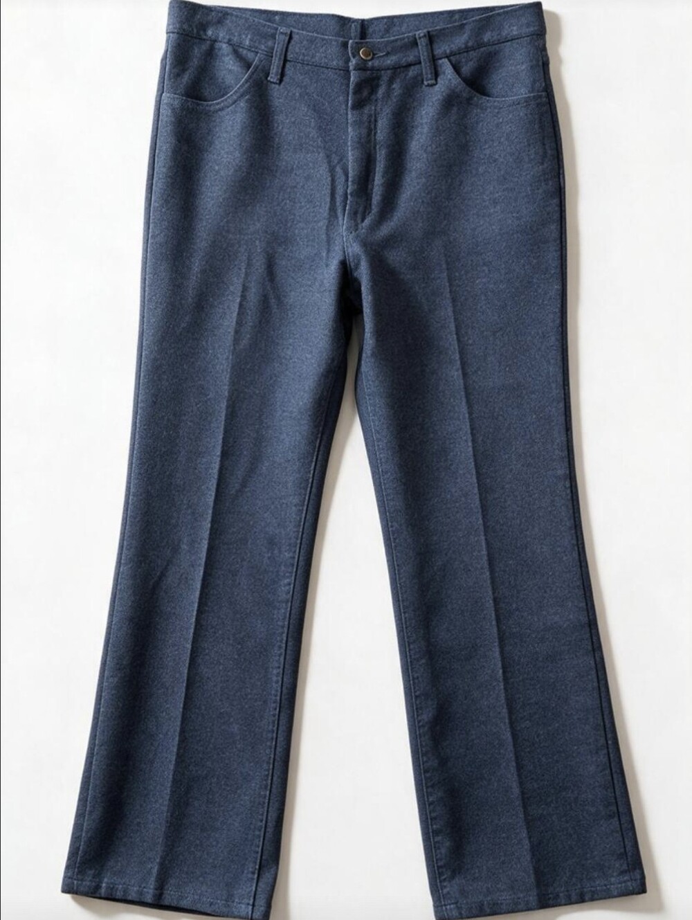 Wrangler Mens 82HU Slate Gray Heathered Polyester Dress Jeans Pants 38x32